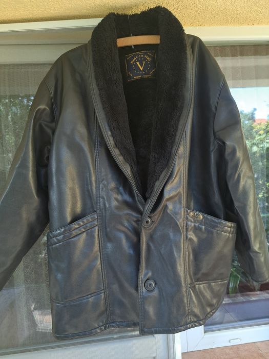 Haină bărbați din piele naturală 100%  NOU!Shearling (XL)