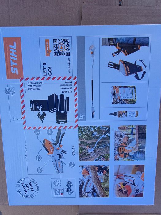 Ferăstrău cu acumulator STIHL GTA 26