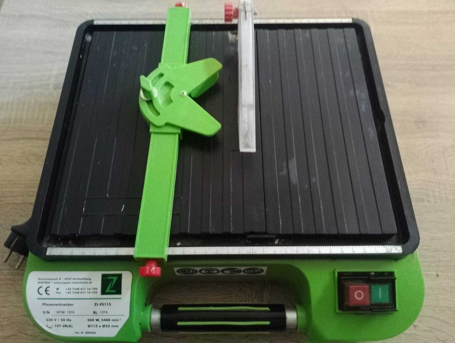 Zipper ZI-FS115 Електрическа машина за рязане на плочки 500W (Като нова)