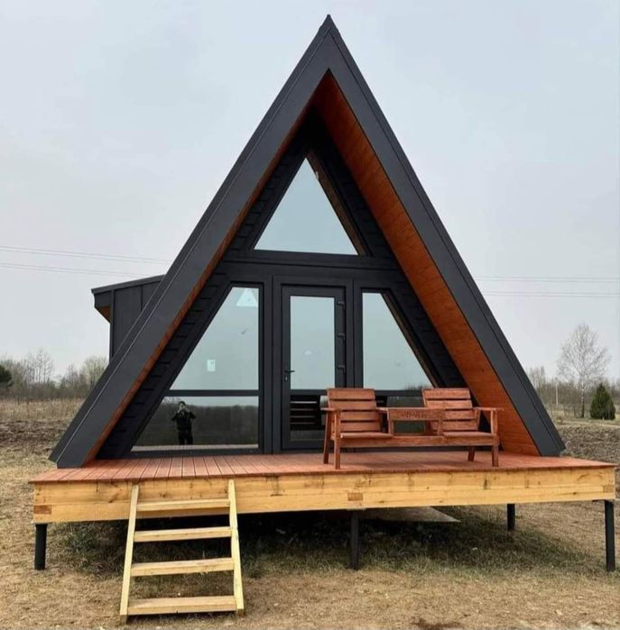 Vindem cabane tip A-frame
