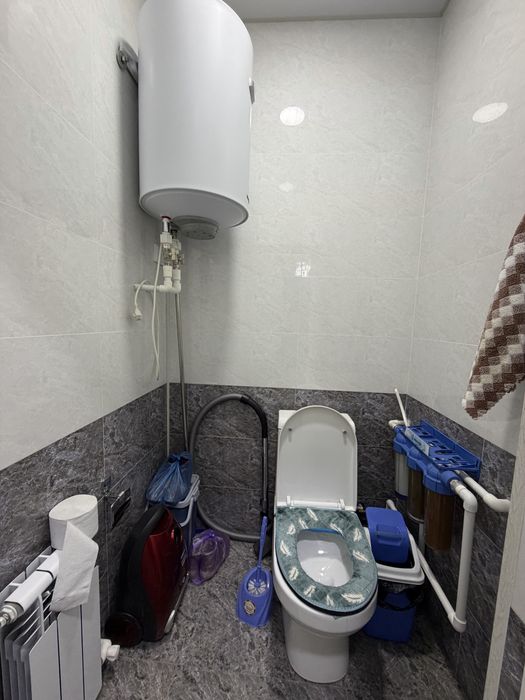 Новостройка 70м2 3 хона 5 этаж 7 этажлик дом 24/7 лифт вокзал 49 школа