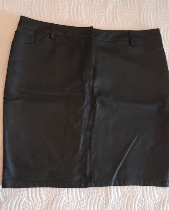 Дамска кожена пола