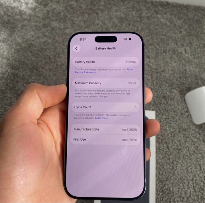 Vand Iphone 17 black 256gb