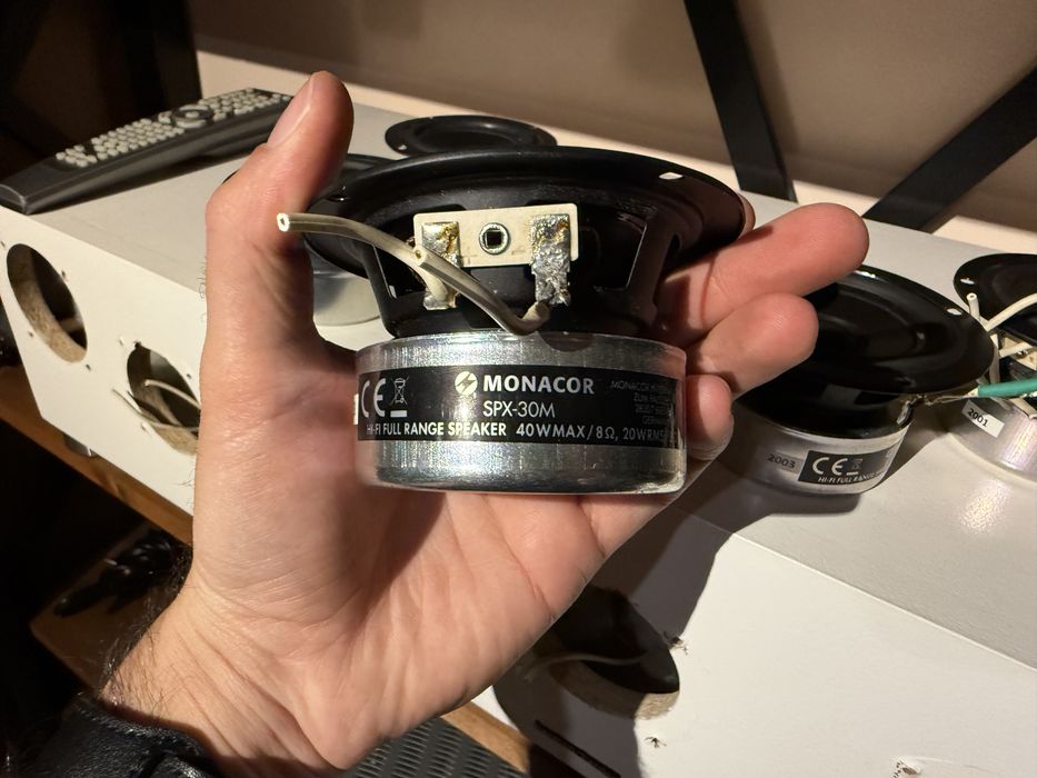 3 инчови говорители  Monacor SPX-30M/31M