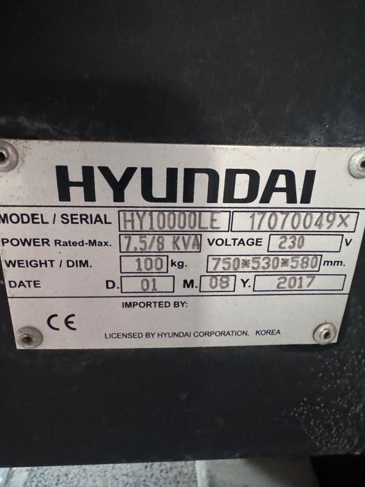 Продается бензиновый генератор б/у