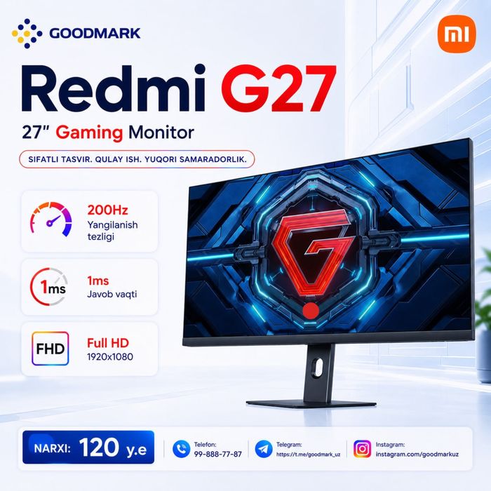 Монитор Redmi - 27" G27 200hz