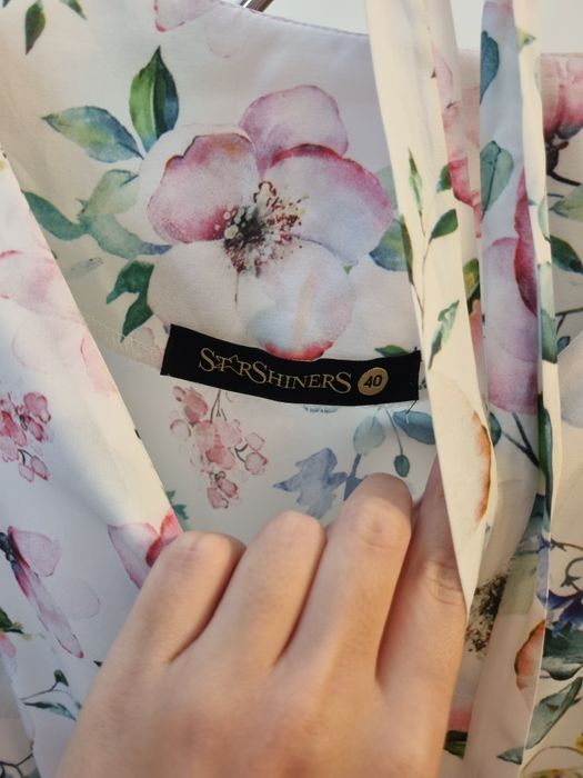 Rochie Starshiners 38-40 scurta cu imprimeu floral colorat