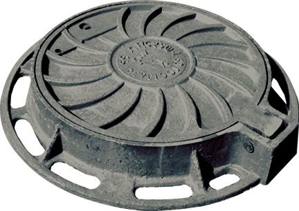 Люк чугунный колодец крышка канализационный