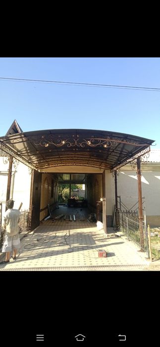 Навесы перила ворота калитки ришотки Nave's darvoza perilla Nave's