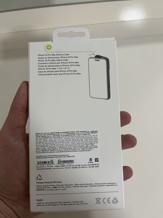 Husa Apple iPhone 16 Pro Max Stone Gray Magsafe