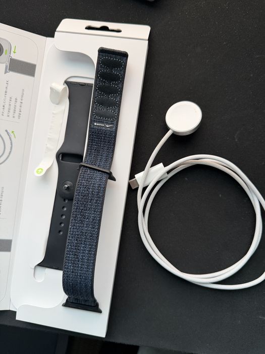 Incarcator Apple Watch USB-C + Curea 42mm Nike Sport Loop si Silicon