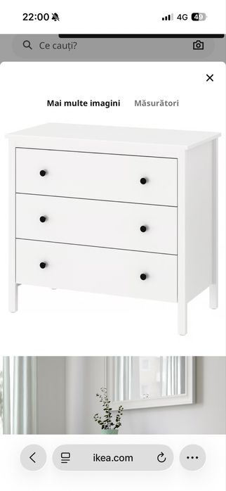 Comoda ikea cu 3 sertare