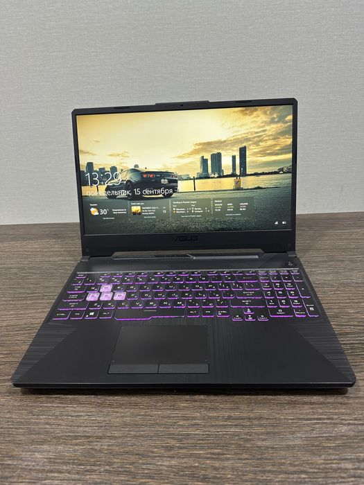 мощный Asus Tuf Gaming 8-ядерный, i5 ноутбук, 1650 TI 4gb