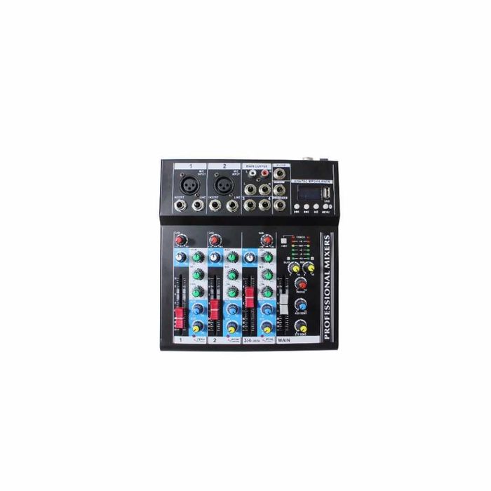 Mixer audio profesional neamplificat Consola DJ 4/7/8 canale Bluetooth