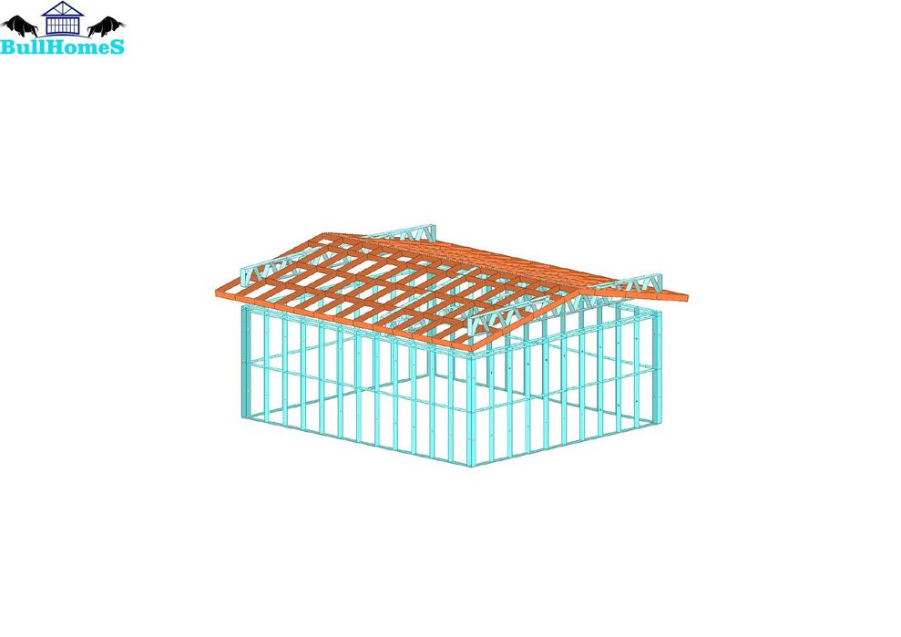 Бунгало,Къща,Преместваема къща,Сглобяеми къщи,Модулни,Жилищни-42м²