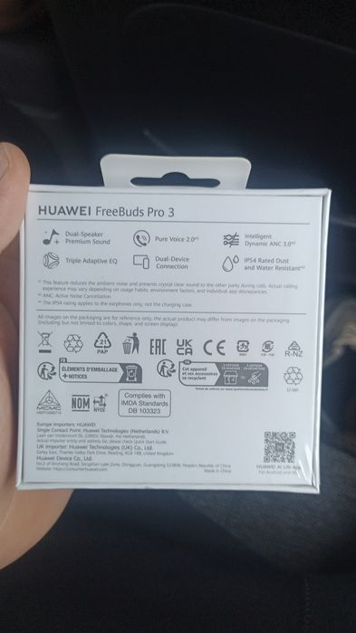 Honor Huawei. FreeBuds pro 3 blutsi