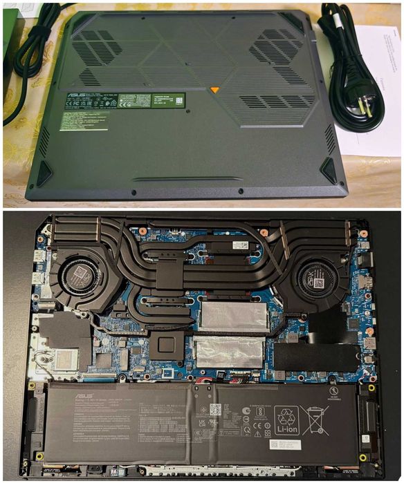 NVIDIA RTX 5070 8GB GDDR7/Intel Core i5-14450HX/16GB DDR5/1TB SSD NVME 1.4/16 FHD+ IPS 165hz/ASUS TUF Gaming F16 чисто нов 2 години гаранция геймърски