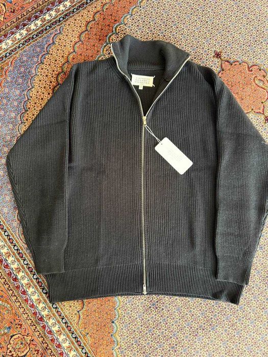 Zip Кофта Maison Margiela MM14 sweater with zip closure