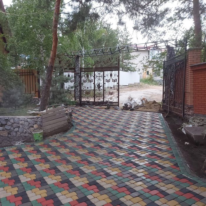 Брусчатка, Укладка брусчатки