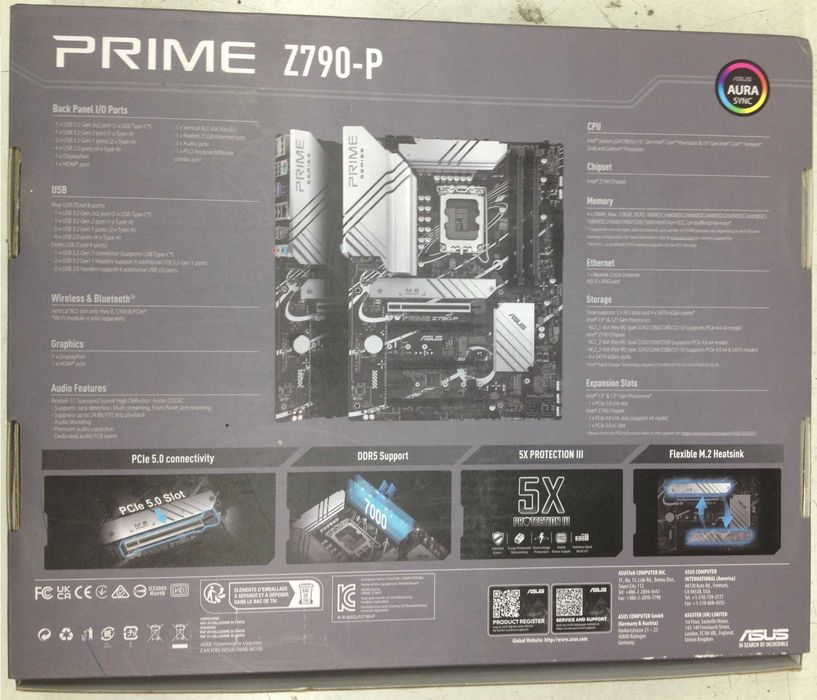 ASUS PRIME Z790-P + i9 -12900 KF