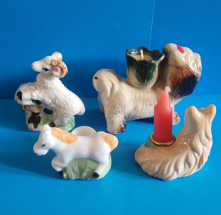 Статуэтки со свечами и др