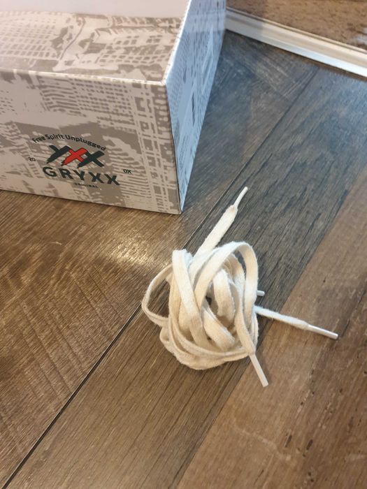 Pantofi piele Gryxx albi 39