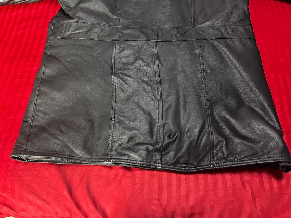 Parka vintage barbati piele naturala