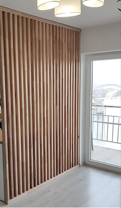 Riflaj din lemn masiv de frasin stejar