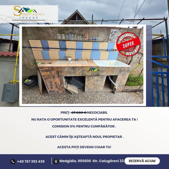 Casă solidă de vânzare în Medgidia – Spațiu, confort și siguranță!