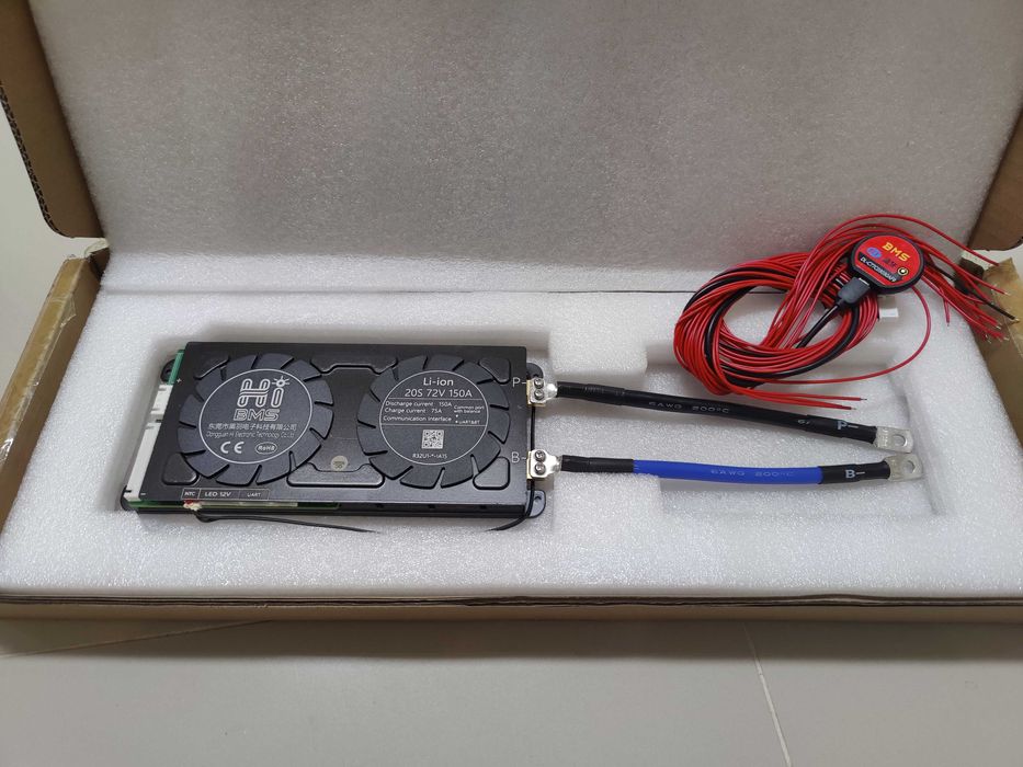 BMS smart 20S 72V 150A pentru baterii Li-ion HI
