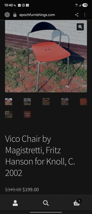 Дизайнерски столове Fritz Hansen (VicoSolo), компл. 3 бр