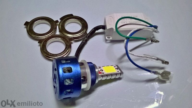 LED Фар с два броя Cob LED къси и дълги светлини