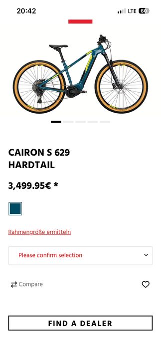 Bicicleta electrica Comway carion s629