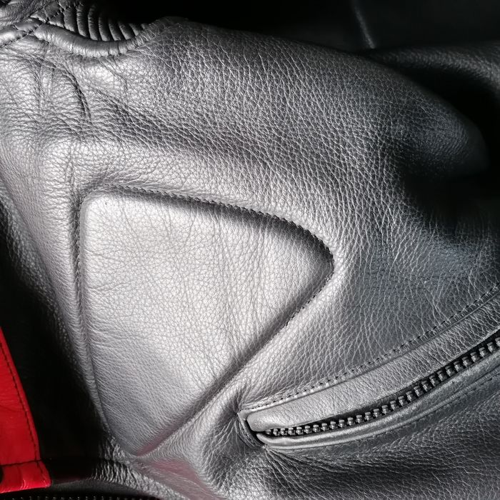 Geacă moto originală Dainese, piele naturală, import Italia