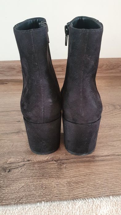 Botine, piele, Mango, aproape noi, marime 39