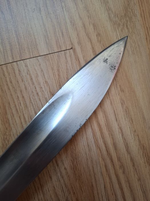 Baioneta -sabie germană butcher M1898/05  an 1916 

950 lei

Baioneta