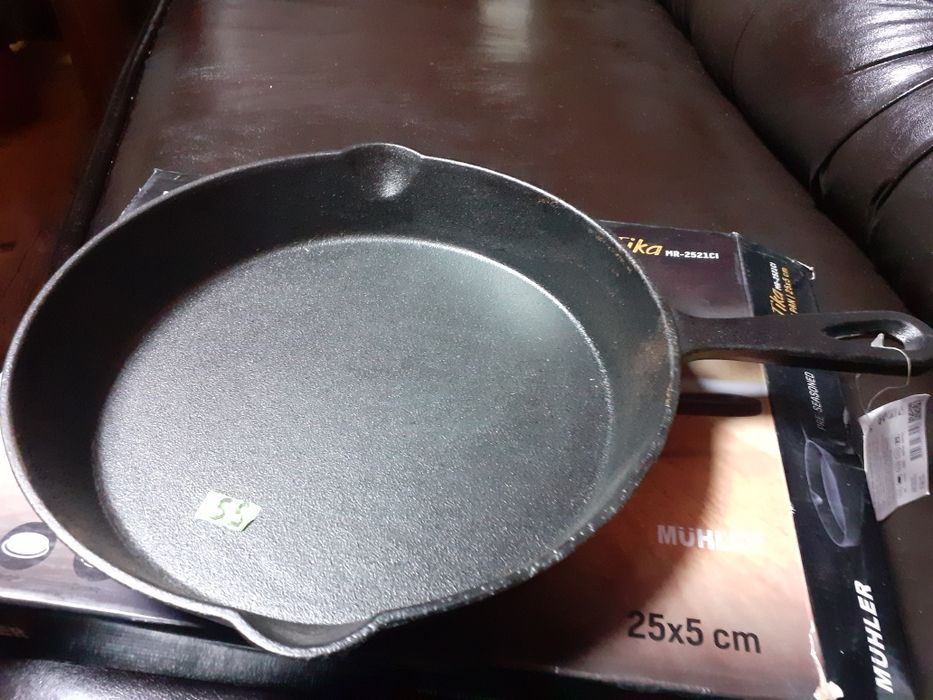 Грил  тиган  за пикник чугунен.Меден  тиган