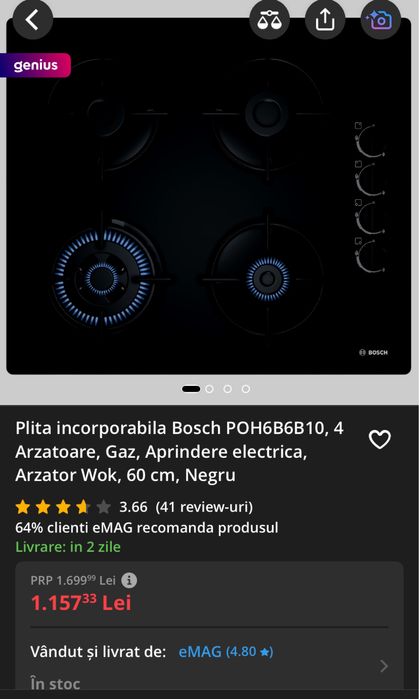 Plita incorporabila Bosch