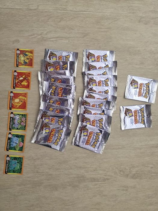 Покемон Стикери 1999 Pokemon Stickers Artbox Series 1
