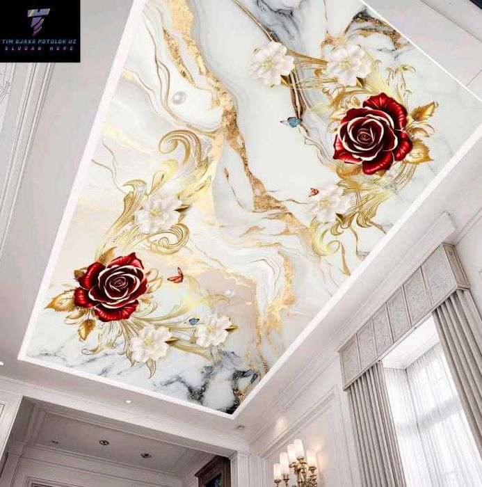 3D Foto Oboy 100.000 va Natyajnoy potolok 55.000 gulli