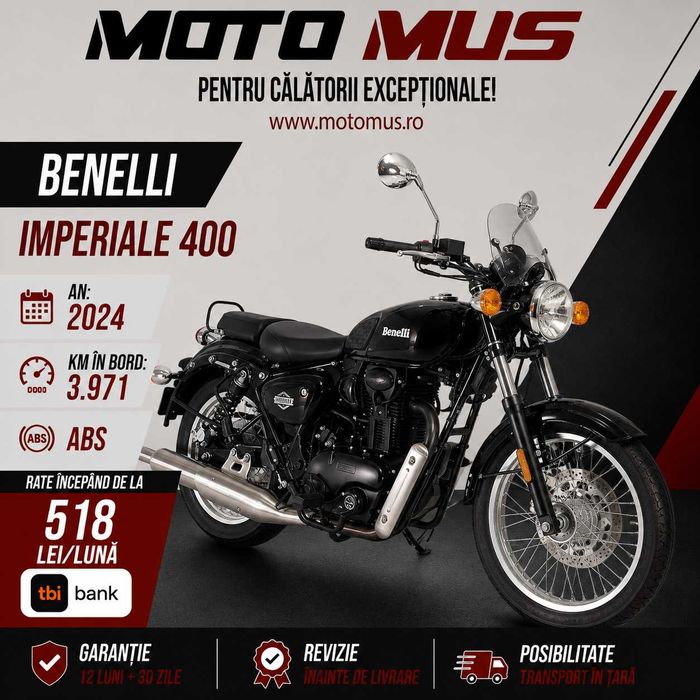 Motocicleta Benelli Imperiale 400 ABS | BNBF68439 | motomus.ro