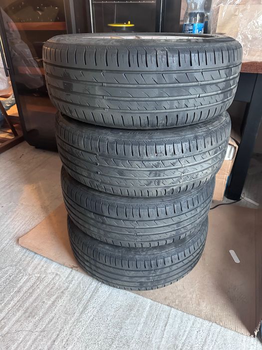 Vand set jante aluminiu BMW+ 8 cauciucuri vara/ iarna