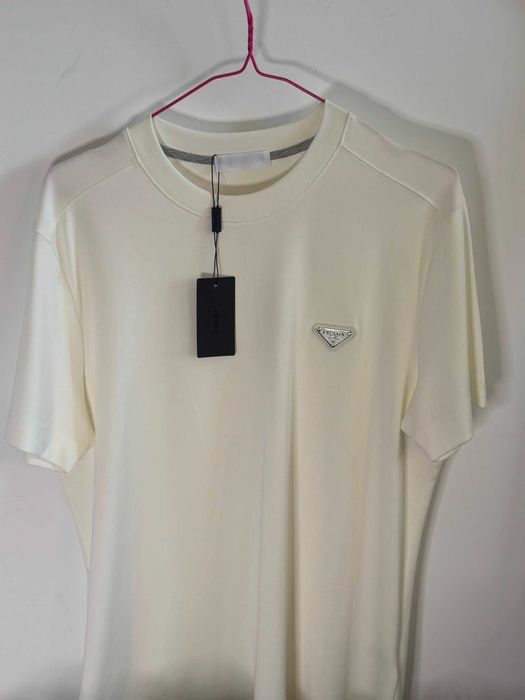 Tricou Prada alb