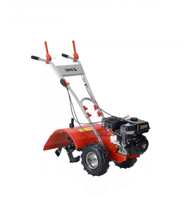 Motocultor Yato  benzină 196 cm³ 5,58 CP, 48 cm