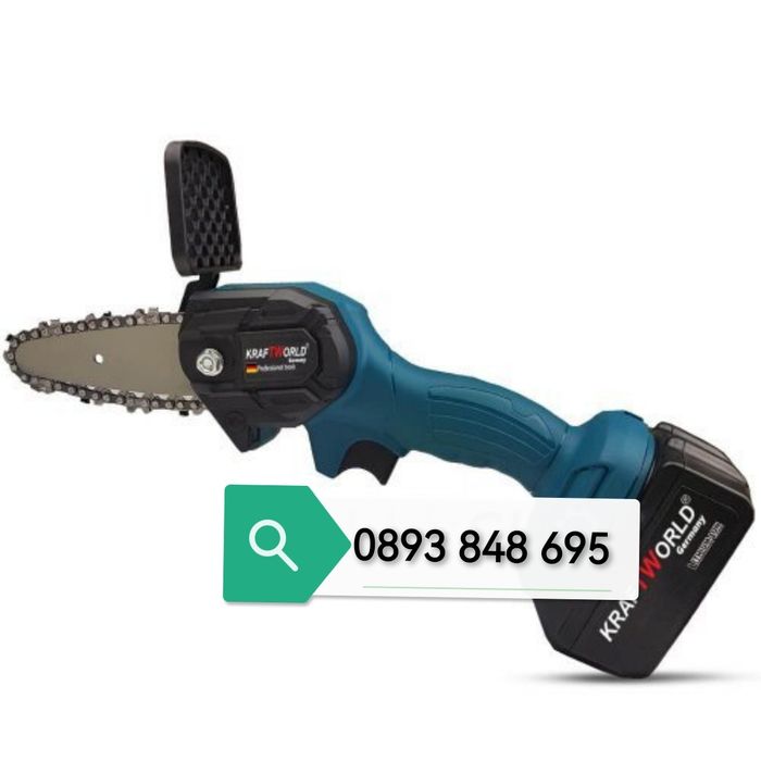 Немска Акумулаторен Трион за Клони 36V 8.0 Ah мини кастрачка