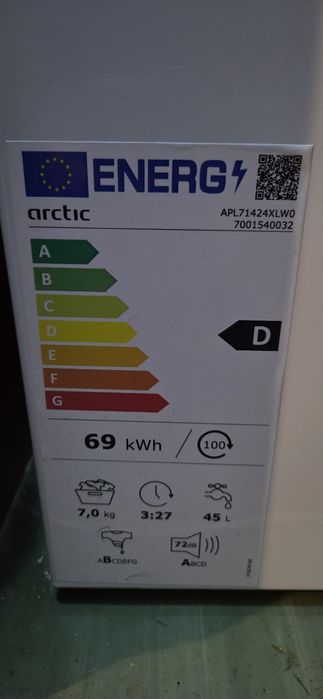 Mașină de spălat rufe ARTIC  1400 Rotații