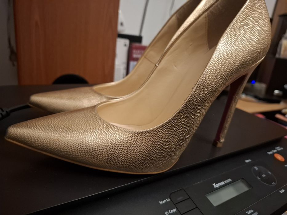 Pantofi piele stiletto