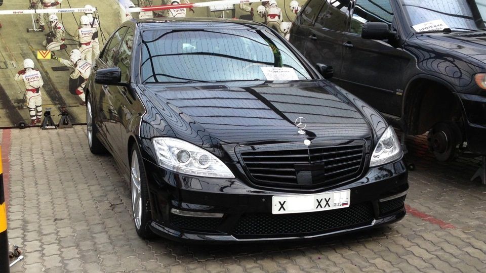 Решетка решётка радиатора мерседес W221 рестайлинг