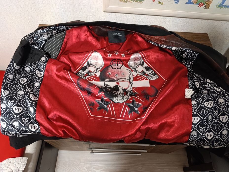 Кожено яке модел размер L