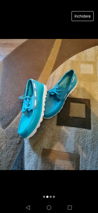 Vand Mocasini cu sireturi